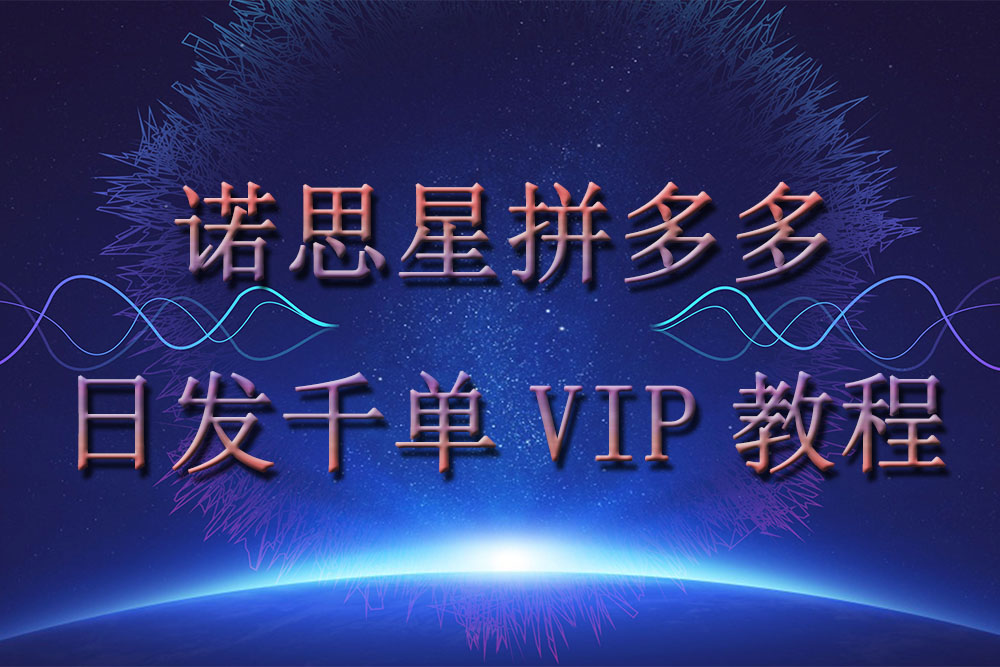 诺星拼多多一发天团VIP教程