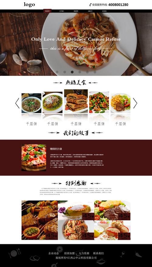 美食网站设计：打造您的专属美食乐园，让美食爱好者流连忘返