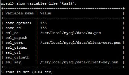 MYSQL8安全之SSL认证