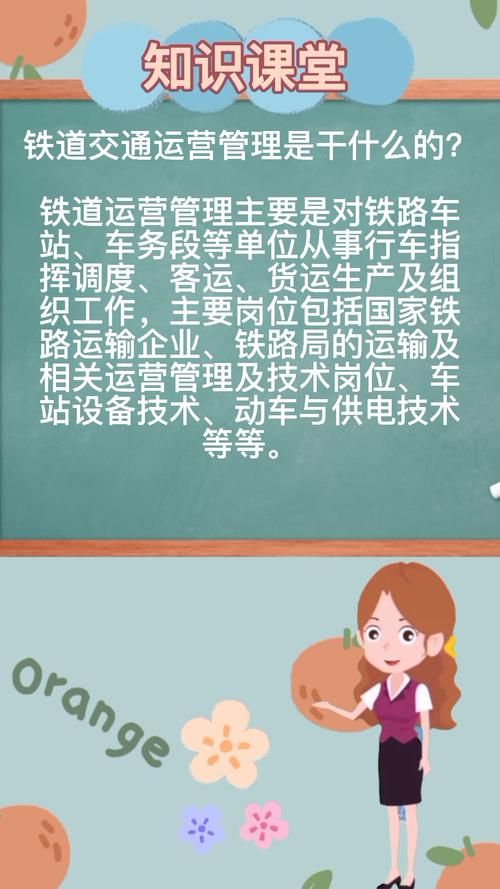 铁道交通运营管理专业学啥