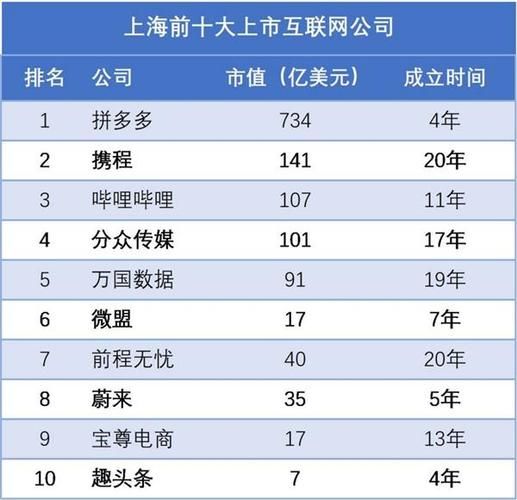 上海网站建设公司排行榜